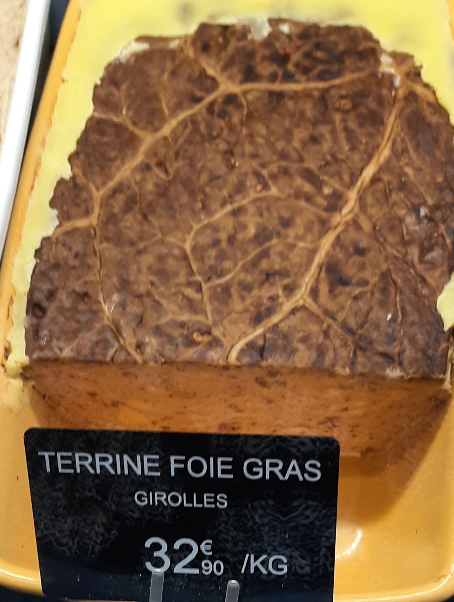 Terrine foie gras girolles Boucherie de l'amitié